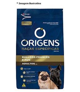 Ração Origens Premium Especial Raças Específicas para Cães Adultos das Raças Bulldog Francês e Pug 10,1kg