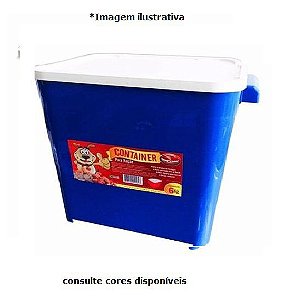 Container Quadrado p/ 6kg - Furacão Pet