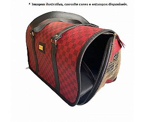 Bolsa de Transporte para  Pet Fechada Impermeável modelo Lisboa