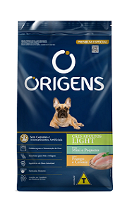 Ração Origens Cães Adultos Light Mini e Pequeno Frango  10,1kg