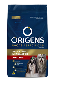 Ração Origens Raças Específicas Shih Tzu e Lhasa Apso Cães Adultos 10,1kg