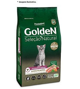 Ração PremieR Pet Golden Seleção Natural para Gatos Filhotes 10,1kg