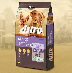 Ração Astro Cães Sênior 14kg