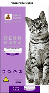 Ração Premium Especial Neon Cat Castrado Frango 8kg