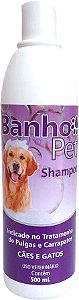 Shampoo Banho Pet  Syntec Anti Pulgas e Carrapatos 500ml para Cães e Gatos