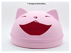 Toca Gato Feliz  Jumpet  Cor Rosa com Almofada