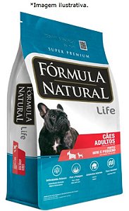 Ração Fórmula Natural Cães Adultos Raças Mini e Pequenas 2,5 Kg