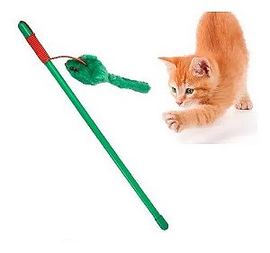 Brinquedo para Gatos Varinha com Ratinho