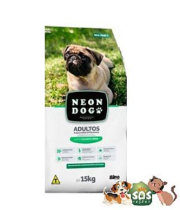 Ração Neon Dog para Cães Adultos Raças Pequenas e Mini Carne e Frango