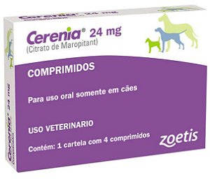 Cerenia 24mg Zoetis 4 Comprimidos