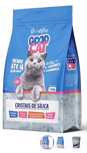 Granulado Sanitário Sílica Good Cat 1,6kg Natural - Grossa