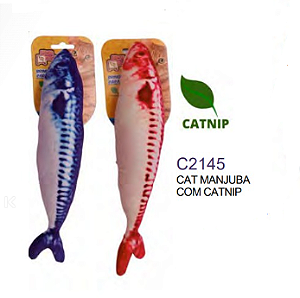 Brinquedo Gatos Cat Manjuba Peixe com Catnip       ref:C2145