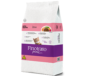 Ração Finotrato Prime Gatos Filhotes Salmão