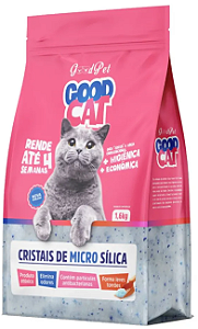 Granulado Sanitário Sílica Good Cat 1,6kg  Natural - Micro Cristais
