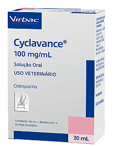 Cyclavance Virbac 30 ml - 100 mg/mL para Cães