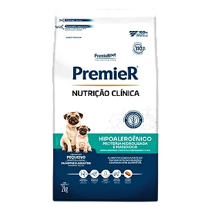 Ração Premier Nutrição Clínica Hipoalergênico Hidrolisada Cães Pequeno Porte