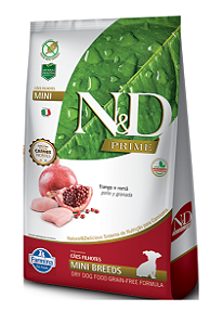 Ração N&D Prime Cães Filhotes Mini Frango