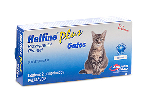 Helfine Plus Gatos até 4kg - 2 comprimidos
