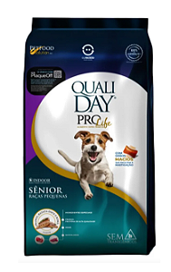 Racão Qualiday ProLife Cães Sênior Raças Pequenas