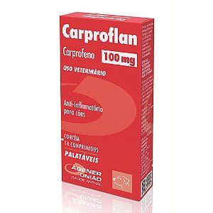 Anti-inflamatório Agener União Carproflan 100mg 14 Comprimidos