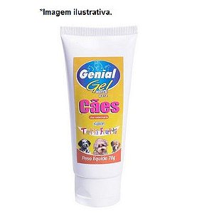 Creme Dental Genial Pet Sabor Tutti-Frutti 70gr
