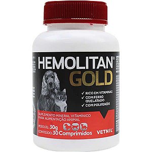 Hemolitan Gold 30 Comprimidos