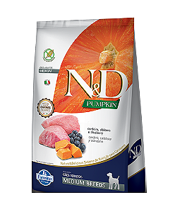 Ração N&D Pumpkin Cães Adultos Medium Cordeiro 10,1 kg