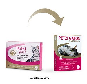 Vermifugo Ceva Petzi Gatos  - 4 Comprimidos