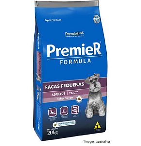 Ração Premier Pet Formula Porte Pequeno Cães Adultos 20kg