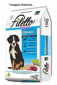 Ração Filetto Supreme Premium Especial para cães Filhotes Frango 15kg