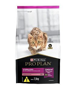 Ração Pro Plan Gatos Castrados - Sterilized 7,5kg