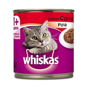 Ração Úmida Whiskas Lata Carne Patê 290g