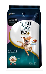 Ração Qualiday ProLife Cães Senior Raças Médias