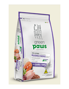 Ração Green Paws Gatos Castrados Paladares Exigentes Salmão e Frango