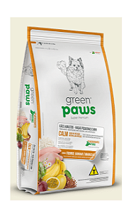 Ração Green Paws Calm Cães Adultos Raças Pequenas e Mini  Frango, Banana e Maracujá