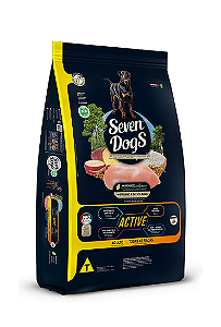 Ração Seven Dogs Adulto Active Frango e Batata Doce