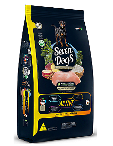 Ração Seven Dogs Adulto Active Frango e Batata Doce