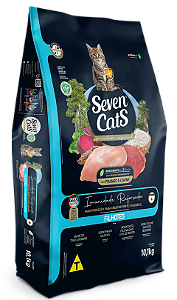 Ração Seven Cats Gatos Filhotes Frango e Carne