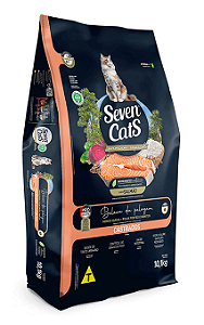 Ração Seven Cats Gatos Castrados Salmão