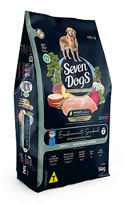 Ração Seven Dogs Senior 7+ Raças Médias e Grandes Frango, Batata-doce e Beterraba