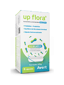 Up Flora       2,75g                 8 Cápsulas    Probiótico