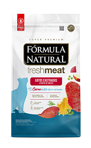 Ração Fórmula Natural Fresh Meat Gatos Castrados Carne
