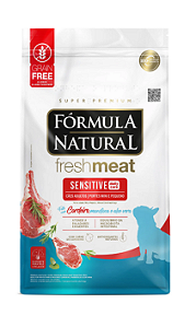 Ração Fórmula Natural Fresh Meat Cães Sensitive Adultos Portes Mini e Pequenos Cordeiro
