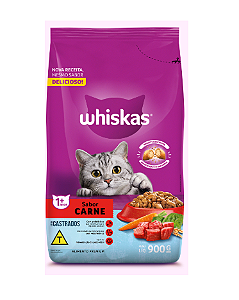 Ração Whiskas Gatos Adultos Castrados Carne