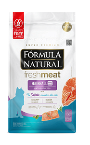 Ração Fórmula Natural Fresh Meat Gatos Hairball Salmão