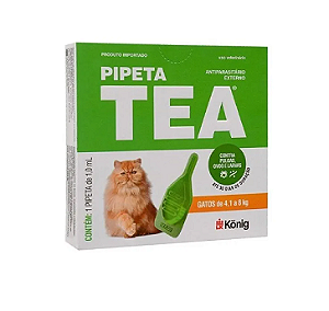 Pipeta TEA Gatos de até 4,1kg  a 8kg         1,0ml