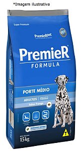 Ração Premier Pet Formula Cães Porte Médio Adulto Frango e Arroz  15kg