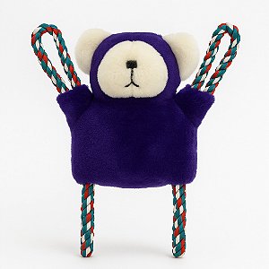 Brinquedo Cães Pelúcia Urso Voador c/corda e apito