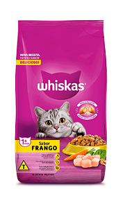 Ração Whiskas Gatos Adultos Frango