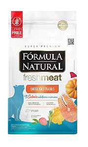Ração Fórmula Natural Fresh Meat Gatos Castrados Salmão